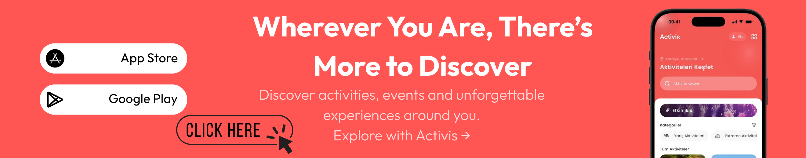 Wherever you are, there’s more to discover. Explore activities and experiences with Activis.